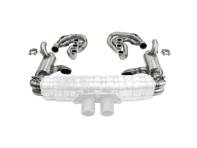 Sistema di scarico sportivo CARGRAPHIC GT retroattivo con ID45 GT, riscaldamento, senza valvole, per silenziatore GT3. Porsche 964 Carrera 2/4/RS - 96411104504, 96411104605, 96411104502, 96421103905, 96421103932, 96421104004, 997111027A1