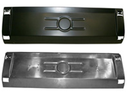 Achterbumpergedeelte / kentekenplaat. Porsche 911 1966-73 - 90150502320, 591095, 1680600200, 591095ALU, 1680600406, 591095ALU, 1680600406, 1680600400 - CB.011.001, CB.011.002 Achterbumpergedeelte / kentekenplaat. Porsche 911 1966-73 - 90150502320, 591095, 1680600200, 591095ALU, 1680600406, 591095ALU, 1680600406, 1680600400 - CB.011.001, CB.011.002