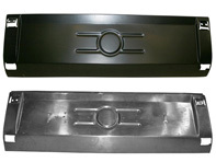Rear bumper section / license panel. Porsche 911 1966-73 - 90150502320, 591095, 1680600200, 591095ALU, 1680600406, 591095ALU, 1680600406, 1680600400 - CB.011.001, CB.011.002 Rear bumper section / license panel. Porsche 911 1966-73 - 90150502320, 591095, 1680600200, 591095ALU, 1680600406, 591095ALU, 1680600406, 1680600400 - CB.011.001, CB.011.002