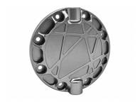 Turbocarterplaat met dubbele ORB 8-aansluitingen. Porsche 911 / 930 Turbo 1975-83 - 93010190200 - AMS9050302