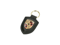 Schlüsselanhänger mit Porsche-Wappen, Oak Green Metallic. - WAP0503550RWSA