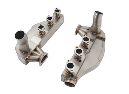 Échangeurs de chaleur d'échappement, en acier inoxydable. Porsche 911 1984-89 - 93021102901 - 106429