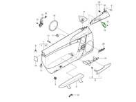Poignée de porte intérieure, finition argent galvanisé. Porsche 987 Boxster / Cayman / 997.1 / 997.2 (2005-2013) - 99755546101V05, 99755546201V05, 99755546100V05, 99755546200V05 Poignée de porte intérieure, finition argent galvanisé. Porsche 987 Boxster / Cayman / 997.1 / 997.2 (2005-2013) - 99755546101V05, 99755546201V05, 99755546100V05, 99755546200V05