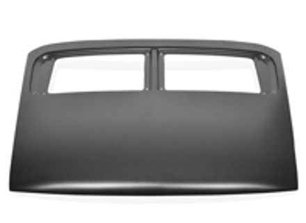 Rear lid with centre pillar, steel. Porsche 911 F 65-68 SWB - 90151201023, 1680200100, 591065, 90151201023