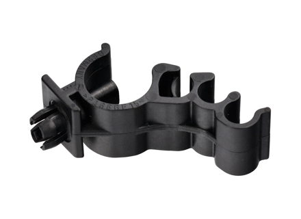 Clip en plastique pour conduites hydrauliques - Support de capot arrière motorisé. Porsche 957 Cayenne 2007-2010 - 95551220000