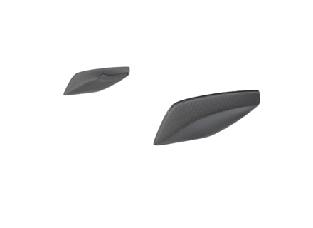 Eindplaten achtervleugel, koolstofvezel. Porsche 992 GT3RS - 9GT827867COK1, 9GT827868COK1, 9GT827865COK1, 9GT827866COK1 - 1016.992.3RS..06