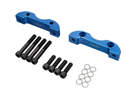 Front brake caliper adapter for Porsche 911 1974-89 fit Boxster S / 996 calipers - SR039 Front brake caliper adapter for Porsche 911 1974-89 fit Boxster S / 996 calipers - SR039