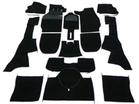 Juego completo de alfombras interiores para Porsche 911/912 1968 Targa ES Juego completo de alfombras interiores para Porsche 911/912 1968 Targa ES