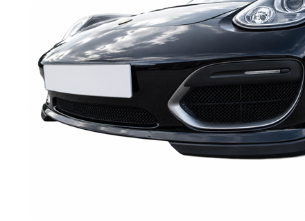 Voorbumper van roestvrij staal, grilleset ZunSport. Porsche Boxster Spyder 987.2 PDK - ZPR100010, ZPR100010B - ZPR100010, ZPR100010B
