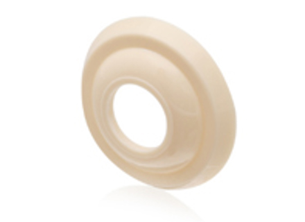 Rosette pour poignée de porte et manivelle de fenêtre, Blanc. Porsche 356 - 64455289101300