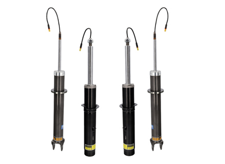 Front & Rear Shock Absorbers package, SET OF 4. Porsche 991.1 Turbo 2014-16 with PASM - 99134304516, 99134304528, 99134304545, 99134304558, 991343045A5, 99133305326, 99133305310