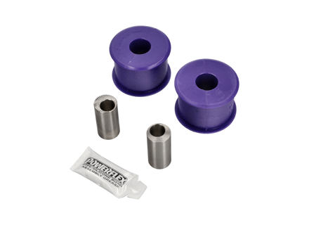 Boccola esterna disassata della ruota anteriore del braccio di controllo del cingolo anteriore. Porsche 996 / 986 Boxster Powerflex - PFF57-502G, 99634105307, 99634105319, 99634105316, 99634105317, 99634105306, 99734104194, 99734104196, 99734104296, 99734104294