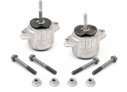 Soportes y tornillos del motor, JUEGO DE 2. Porsche 970 Panamera 2011-16 - 94837505712, 94837505812, 94837505711, 94837505811, 94837505713, 94837505813