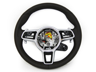 Multi-function Sports steering wheel, Leather. Porsche 991.2 / 718 Boxster / 718C Cayman - 9P1419091EJ, 9P1419091MC6H6, 9P1419091MC Multi-function Sports steering wheel, Leather. Porsche 991.2 / 718 Boxster / 718C Cayman - 9P1419091EJ, 9P1419091MC6H6, 9P1419091MC