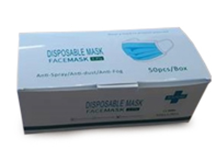 3-lagige Einweg-Gesichtsmaske - Box mit 50 Stück, PSA-Schutz