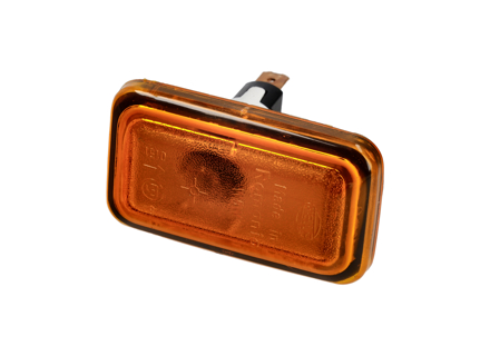 Side repeaters square, AMBER. Porsche 924/ 944 / 968/ 993/ 964/ 911 - 4A0949101 - 4A0949101