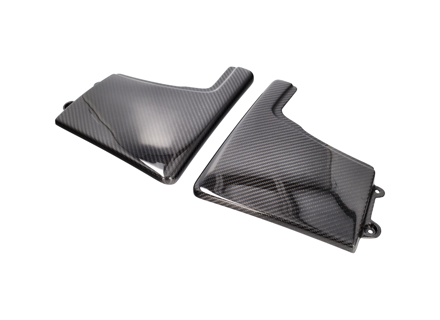 Centre console side panels, carbon fibre. Porsche 987 /997