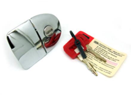 Poignée de porte (extérieure) avec cylindre de serrure. Porsche 914 - 91453190600, 91453190500