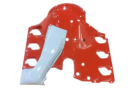 Engine shroud with oil cooler air duct. Porsche 911S 2.2ltr - 91110690103, 91110603201 - ENG11.2.152