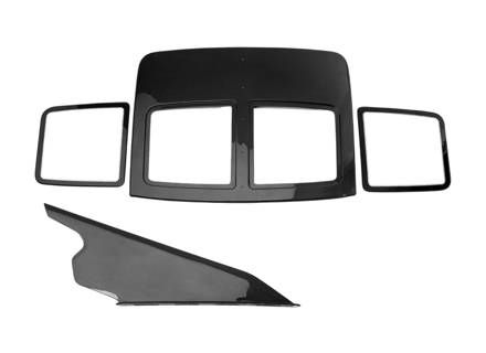 Kit aileron de requin transparent EVO-X. Porsche 992.1 GT3 / GT3 RS / 992.2 GT3 - 9GT819443OK1, 9GT819444OK1 - SREXSTSFCK