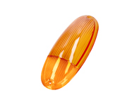 Knipperlichtglas, voorzijde, amber. Porsche 914 - 91463193710/2, 91463193710, P14915