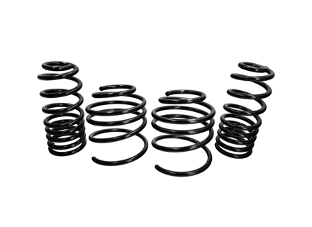 Verlaagde veren, 25 mm. Porsche 996 C4S / 996 Turbo 2000-05 - DesignTek - 99634353318504, 99634353330504, 99633353119504, 99633353144504, 99634353338504