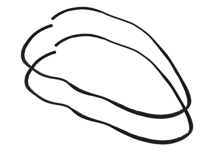 Türdichtung, Klappentyp, 2er-Set. Porsche 911 1965-73 144" Coupé - 91153109501, 91153109502 - 9372E, 1685700400