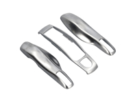 Sleutelbehuizing chromen middenschakelaarring. Porsche 991 / 958 Cayenne / 970 Panamera / 981 Boxster/Cayman / Macan / 718 Boxster/Cayman