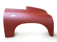 Wing rear. Porsche 356 A/B/C Coupe - 64450306150, 64450306250 Wing rear. Porsche 356 A/B/C Coupe - 64450306150, 64450306250