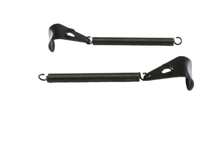 Battery clamp and spring set. Porsche 356 1950-65 - 64461115100, 64461115300, 111915331 - 8199450710