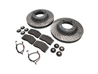 FRONT Brake Pads and Brake Disc Package for Porsche 993 Turbo - 99335104510, 99335104610, 99335194900, 99361236801 FRONT Brake Pads and Brake Disc Package for Porsche 993 Turbo - 99335104510, 99335104610, 99335194900, 99361236801