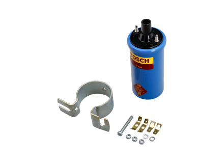 Bobina di accensione 12 V. Porsche 356 1600/S/S90 / 912 Originale Carrozzeria blu - 61660210900, 043905115c, 92860250200 - 9220081083
