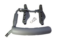 Auspuff & Wärmetauscher Paket für Porsche 911 3.2L 1984-89 - 91122092201, 91133091104, 93011115701, 93011116302, 91111118700, 91111118802, 91111118903, 91122092100