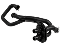 Tuyau de chauffage, kit de tuyaux avec colliers, conduite à gauche. Porsche 95B Macan S / GTS / Turbo 2014-18 - 95B819337