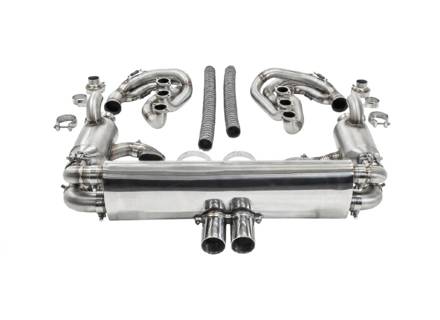 CARGRAPHIC GT Sport Exhaust System Backdate With ID45 GT Manifold Set, With Heating, GT3 Look. Porsche 964 Carrera 2/4/RS - 96411104504, 96411104605, 96411104502, 96421103905, 96421103932, 96421104004