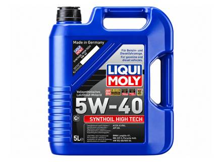 Olio motore completamente sintetico LIQUI MOLY Synthoil High Tech 5W-40. - 1855, 1856, 1308