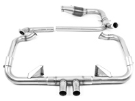 Milltek full sports exhaust system with polished gt-100 trims. Porsche 718 Boxster GTS / Cayman GTS Milltek full sports exhaust system with polished gt-100 trims. Porsche 718 Boxster GTS / Cayman GTS