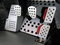 Rennline REV2 4 Piece Pedal Set Perforated. Porsche 944 / 924 / 968 Manual - A12.1.P2113, A121P2113