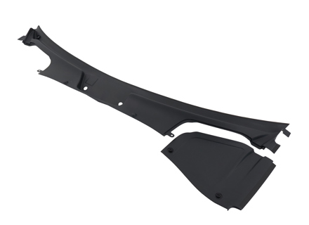 Scuttle panel cover plastic. Porsche 955 Cayenne RHD (Right hand drive) cars - 955572564059B9, 9555725640401C, 9555725640501C