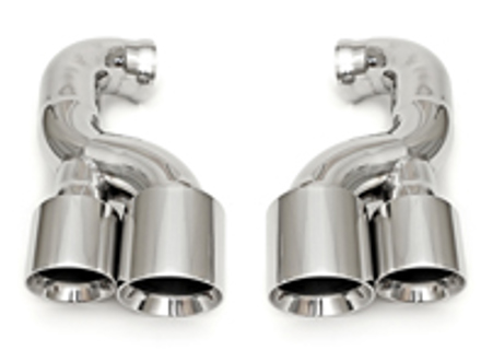Tuyaux d'échappement de style quadruple de luxe en chrome poli. Porsche Cayenne 957 V8 S/GTS - 95511125160, 95511125260, 95511125140, 95511125171, 95511125240, 95511125271 Tuyaux d'échappement de style quadruple de luxe en chrome poli. Porsche Cayenne 957 V8 S/GTS - 95511125160, 95511125260, 95511125140, 95511125171, 95511125240, 95511125271