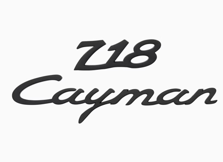 Set di magneti Porsche in due pezzi con logo - 718 Cayman - WAP0502060PCAY
