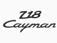 Porsche Zweiteiliges Magnetset mit Logo – 718 Cayman - WAP0502060PCAY Porsche Zweiteiliges Magnetset mit Logo – 718 Cayman - WAP0502060PCAY