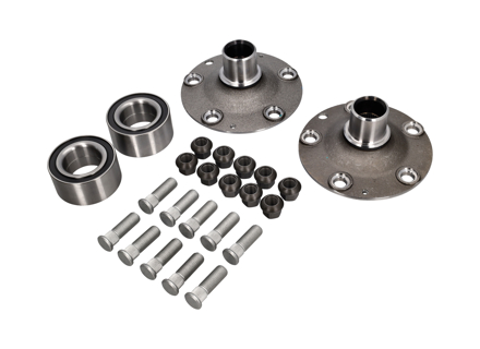 Kit convertitore da 4 a 5 perni per mozzo ruota posteriore. Porsche 914 1970-76 - 91433160507, 91433160505, 91433160506 - URO-015251, 9143316055LUG