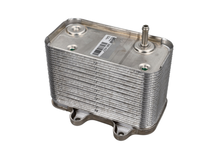 Radiator oil cooler on engine. Porsche 996 / 997 / 986S - 99610702557, 99610702559, 99610722559, 99610702557, 376726111, 99610702556, 90938, 8MO376726111 - URO-013524, CLC39000P, V45-60-0002