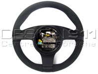 Steering wheel padded in black alcantara. Porsche 997 / 987 Boxster / 987 Cayman - 99704440212, 99704440213, 99704440218 Steering wheel padded in black alcantara. Porsche 997 / 987 Boxster / 987 Cayman - 99704440212, 99704440213, 99704440218