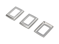 Set di 3 cornici per interruttori finestrini in lega. Porsche 911 / 964 / 993 - 9646136210001C, 9646136210101C, 91161362103, 91161362104 Set di 3 cornici per interruttori finestrini in lega. Porsche 911 / 964 / 993 - 9646136210001C, 9646136210101C, 91161362103, 91161362104