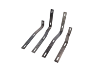 Achterbumper beugel set. Porsche 356B / 356C - 64450523105 - JG.231.05