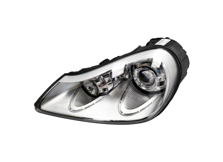 Koplamp Litronic. Porsche Cayenne 957 2007>> rechtsgestuurde auto's - 95563117510, 95563117610, 95563117511, 95563117611, 95563117512, 95563117612, 958941030F, 958941029F