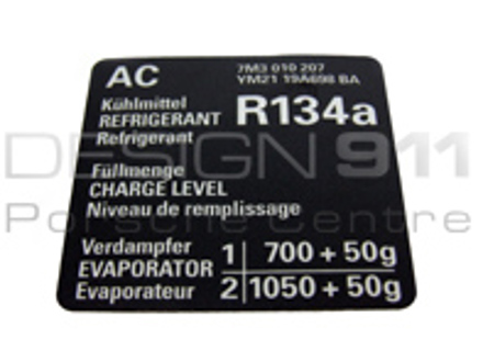 Adesivo Condizionatore d'aria. Porsche Caienna - 95570114100, 95570114101 Adesivo Condizionatore d'aria. Porsche Caienna - 95570114100, 95570114101