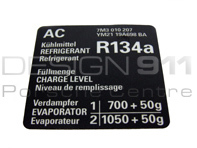 Adesivo Condizionatore d'aria. Porsche Caienna - 95570114100, 95570114101 Adesivo Condizionatore d'aria. Porsche Caienna - 95570114100, 95570114101